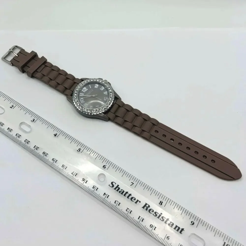 Brown Geneva Men’s Watch